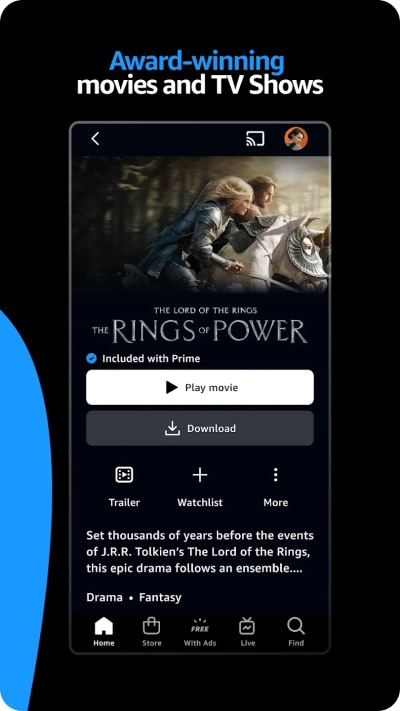 Hình ảnh Amazon Prime Video MOD