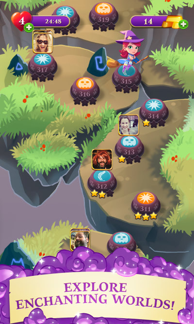 Hình ảnh Bubble Witch 3 Saga MOD