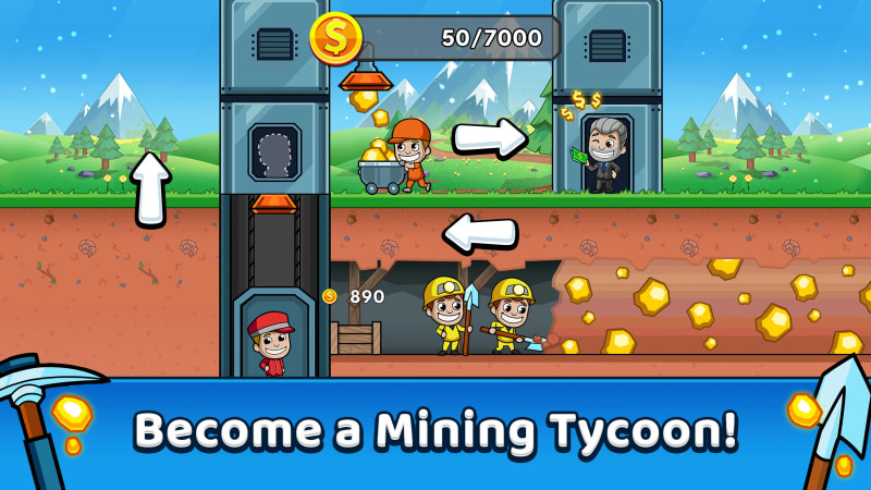 Hình ảnh Idle Miner Tycoon MOD