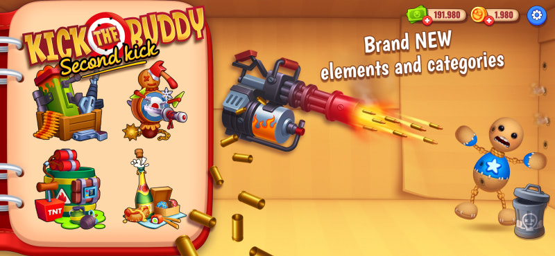 Hình ảnh Kick The Buddy: Second Kick MOD