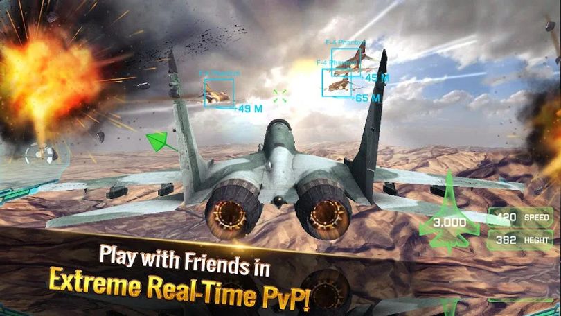 Hình ảnh Ace Fighter: Modern Air Combat MOD Vô Hạn Tiền