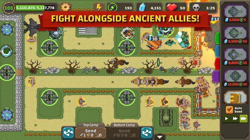 Hình ảnh Ancient Allies Tower Defense MOD Menu