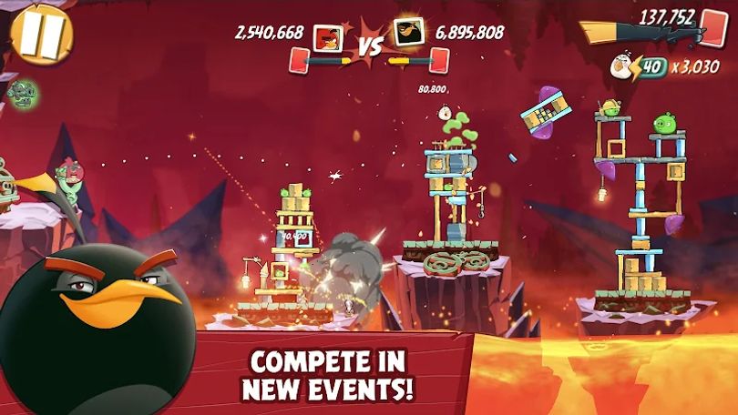 Hình ảnh Angry Birds 2 MOD Vô Hạn Kim Cương