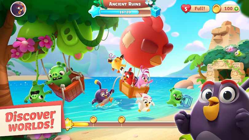 Hình ảnh Angry Birds Journey MOD Lives