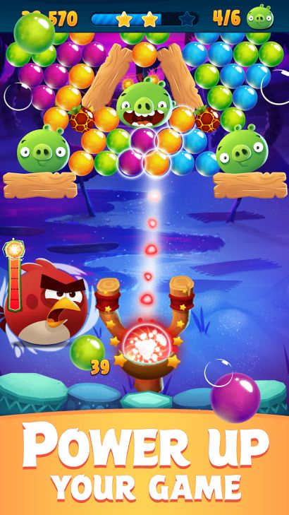 Hình ảnh Angry Birds POP Bubble Shooter MOD Menu