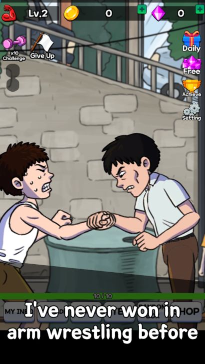 Hình ảnh Arm Wrestling Clicker MOD Vô Hạn Tiền