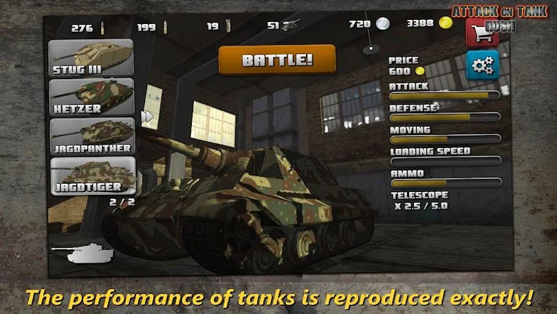 Hình ảnh Attack on Tank MOD Menu