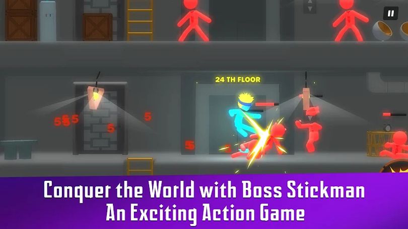 Hình ảnh Boss Stickman MOD Hammer