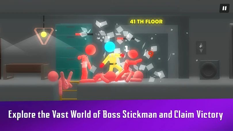 Hình ảnh Boss Stickman MOD Vô Hạn Tiền Vàng