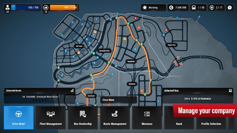 Hình ảnh Bus Simulator City Ride MOD Vô Hạn Tiền