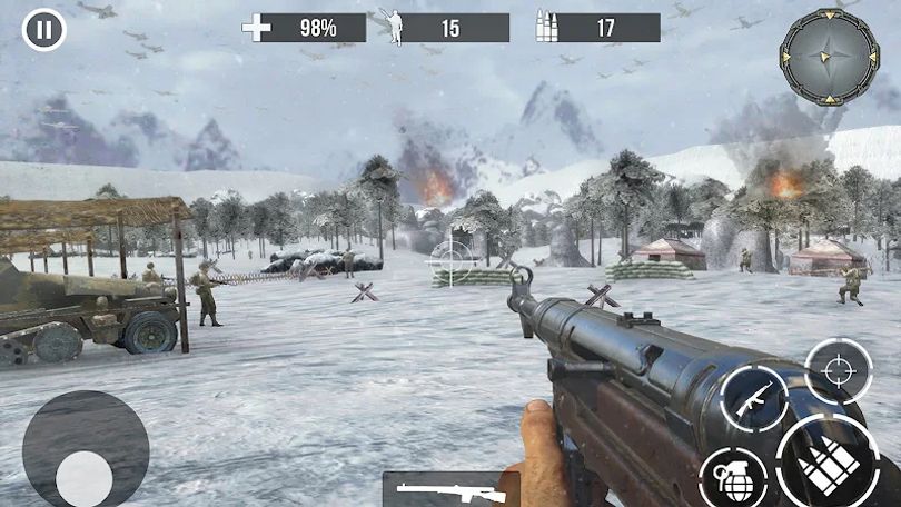 Hình ảnh Call of Sniper WW2 MOD Đóng Băng Kẻ Địch