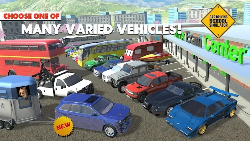 Hình ảnh Car Driving School Simulator MOD Vô Hạn Fuel