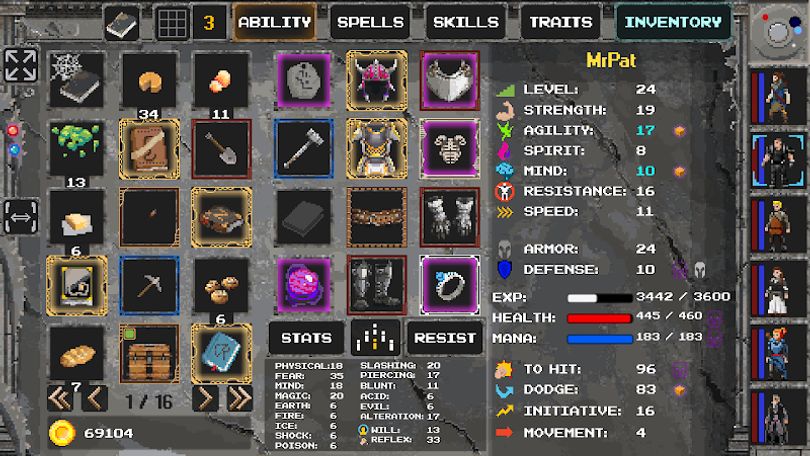 Hình ảnh Caves of Lore MOD Menu