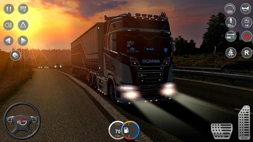 Hình ảnh City Euro Truck Simulator 3d MOD 