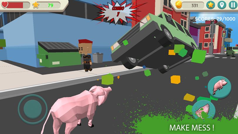 Hình ảnh Crazy Pig Simulator MOD 