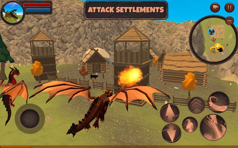 Hình ảnh Dragon Simulator 3D MOD Menu