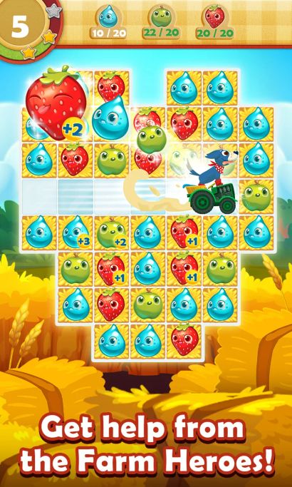 Hình ảnh Farm Heroes Saga MOD Vô Hạn Moves