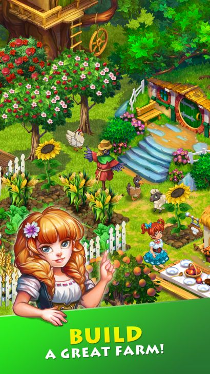 Hình ảnh Farmdale: farming games & town MOD 