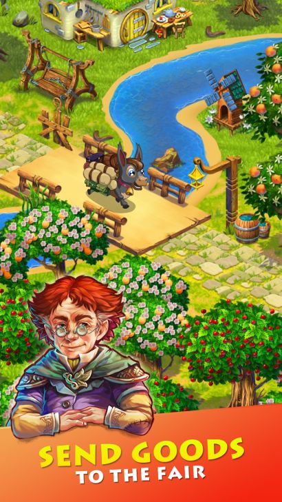 Hình ảnh Farmdale: farming games & town MOD 