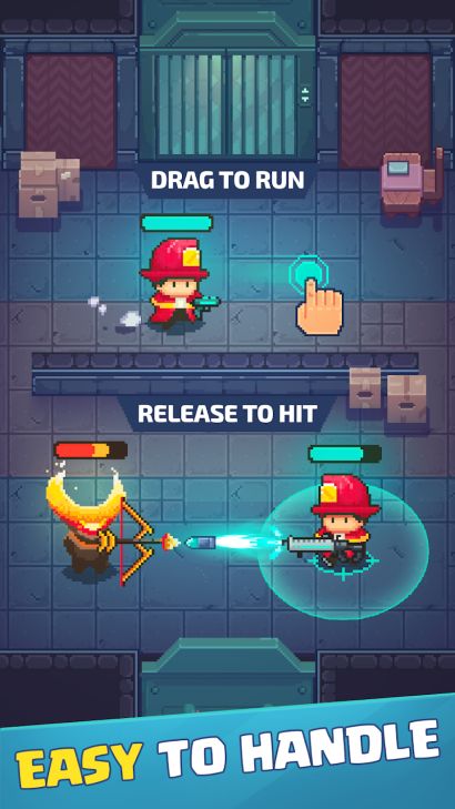 Hình ảnh Firefighter: pixel shooter MOD 