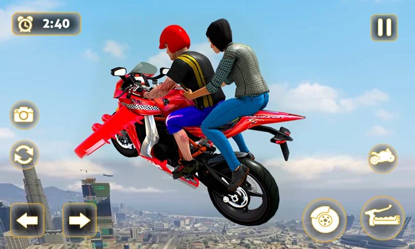 Hình ảnh Flying Motorbike Taxi Driving MOD 