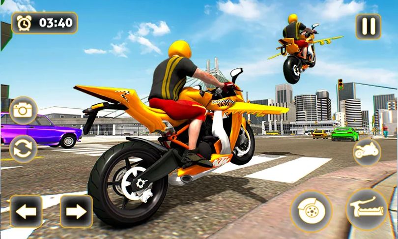 Hình ảnh Flying Motorbike Taxi Driving MOD 