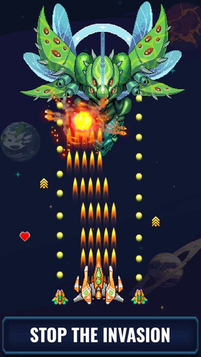 Hình ảnh Galaxia Invader: Alien Shooter MOD Vô Hạn Tiền