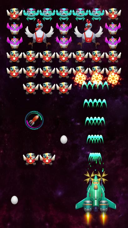 Hình ảnh Galaxy Attack: Chicken Shooter MOD 