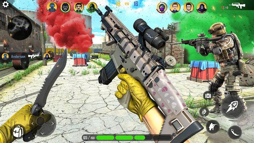 Hình ảnh Gun Games 3d MOD Đóng Băng Kẻ Địch