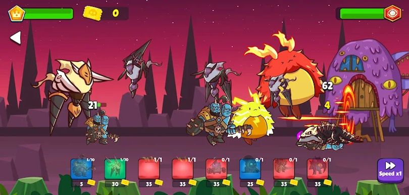 Hình ảnh Heroes vs Monsters: Tower War MOD Blue Boxes