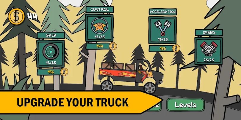 Hình ảnh Hill Climb Trucker! MOD 