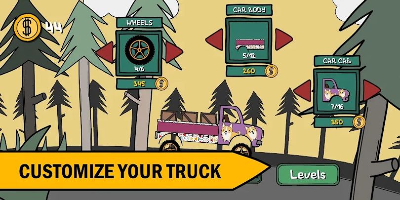 Hình ảnh Hill Climb Trucker! MOD Vô Hạn Tiền