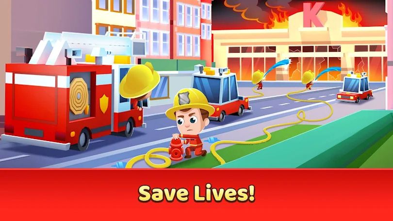 Hình ảnh Idle Firefighter Tycoon MOD Vô Hạn Tiền