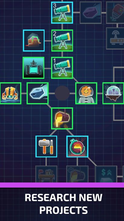 Hình ảnh Idle Planet Miner MOD Mua Sắm Miễn Phí