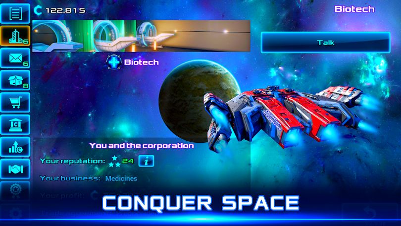 Hình ảnh Idle Space Business Tycoon MOD Menu