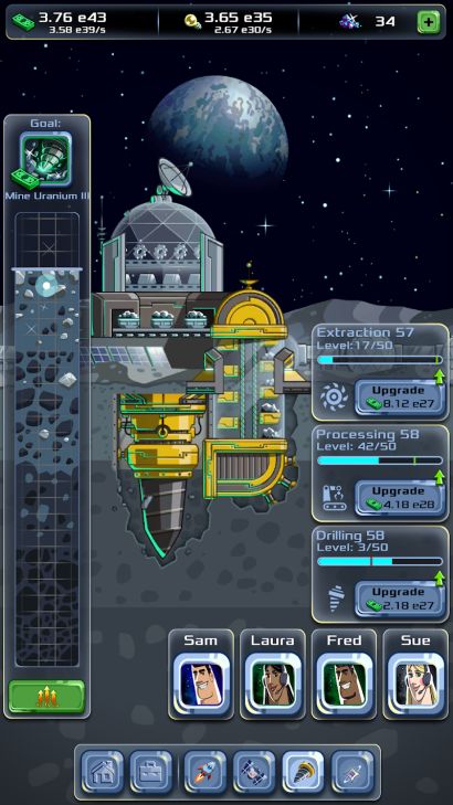 Hình ảnh Idle Tycoon: Space Company MOD Menu