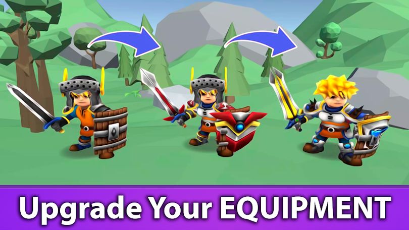 Hình ảnh Idle Warrior Tales MOD Vô Hạn Tiền