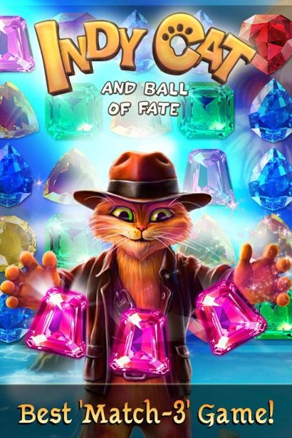 Hình ảnh Indy Cat: Match 3 Adventure MOD 