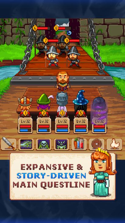 Hình ảnh Knights of Pen & Paper 2 MOD Vô Hạn Vàng