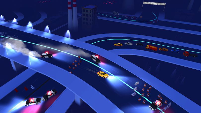 Hình ảnh Line Race: Police Pursuit MOD Vô Hạn Tiền