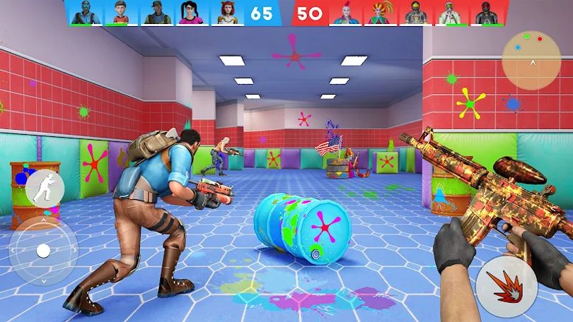 Hình ảnh Paintball Shooting Game 3D MOD Bất Tử