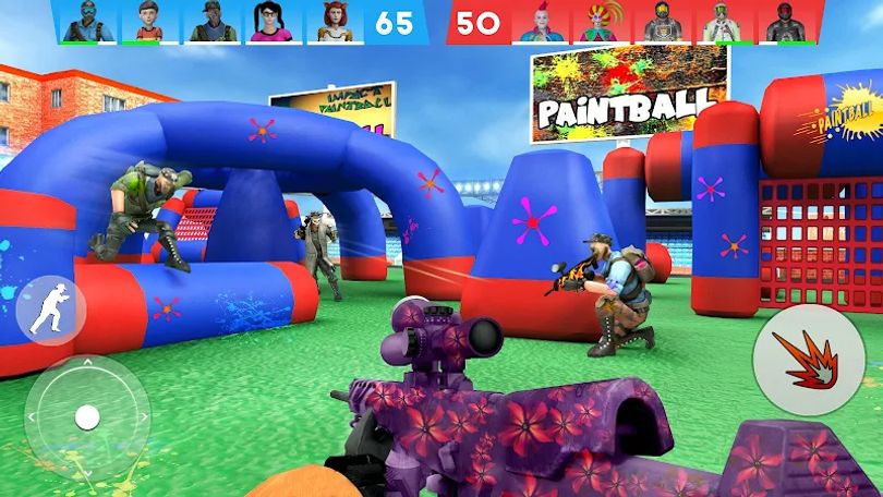 Hình ảnh Paintball Shooting Game 3D MOD Menu