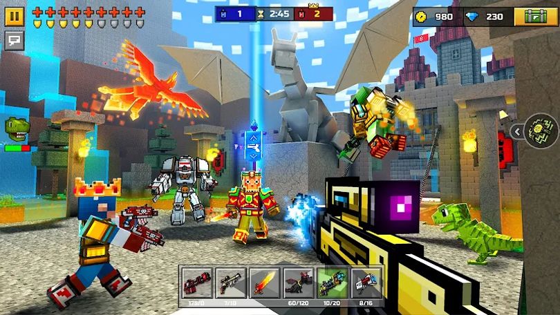 Hình ảnh Pixel Gun 3D MOD Vô Hạn Đạn