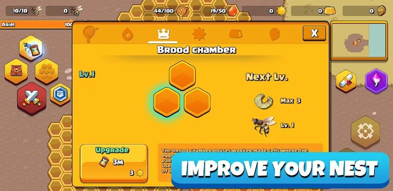 Hình ảnh Pocket Bees: Colony Simulator MOD Worker Speed