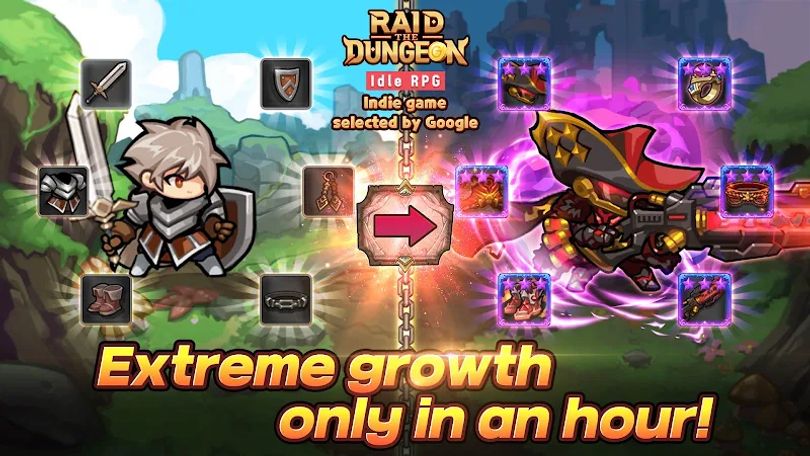 Hình ảnh Raid the Dungeon MOD Đóng Băng Kẻ Địch