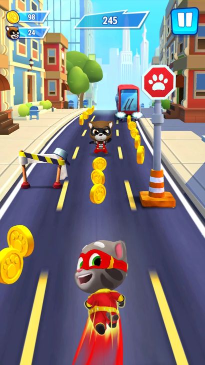 Hình ảnh Talking Tom Hero Dash MOD 