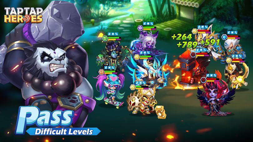 Hình ảnh Taptap Heroes: ldle RPG MOD Menu