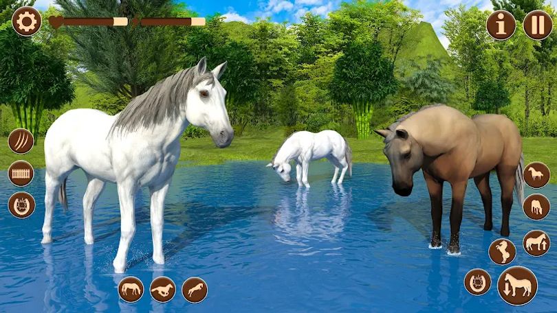 Hình ảnh Wild Horse Riding Sim: Racing MOD 