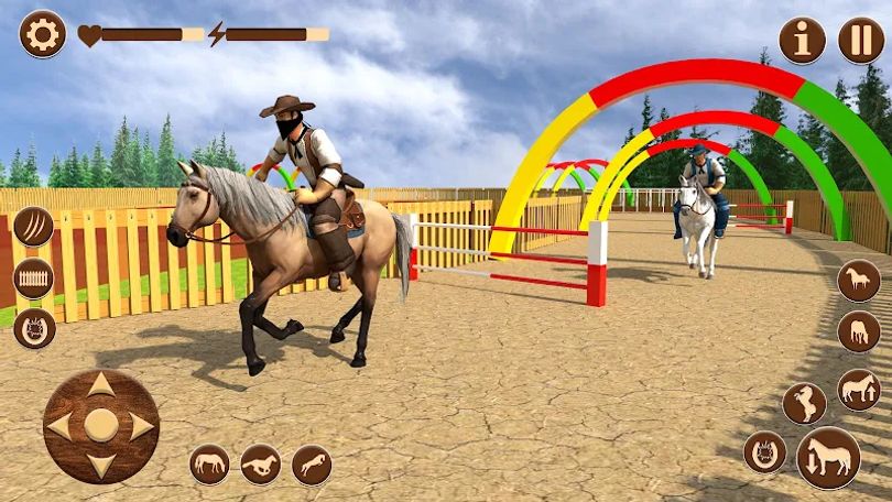 Hình ảnh Wild Horse Riding Sim: Racing MOD Vô Hạn Tiền