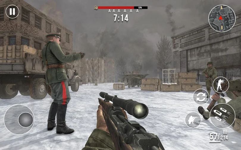 Hình ảnh World War 2 Winter Heroes MOD Menu